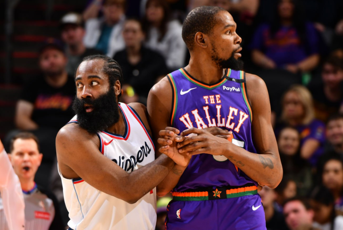 篮网五连胜，哈登杜兰特搭档默契十足